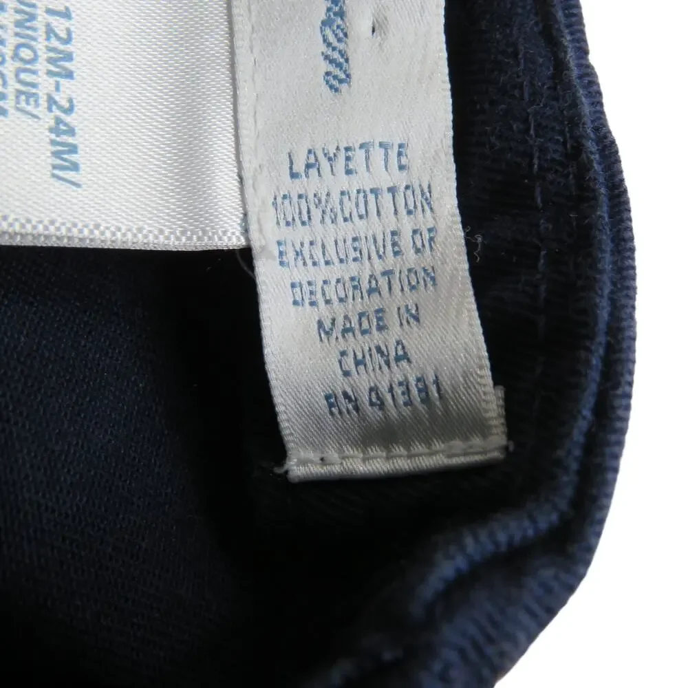 Polo Ralph Lauren Navy Blue Toddler Baseball Cap Hat 12-24 Months Baby 12M